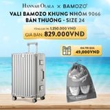  A585_DEAL 2: VALI BAMOZO KHUNG NHÔM 9066 BẢN THƯỜNG (TẶNG TÚI ĐỰNG GIÀY) 