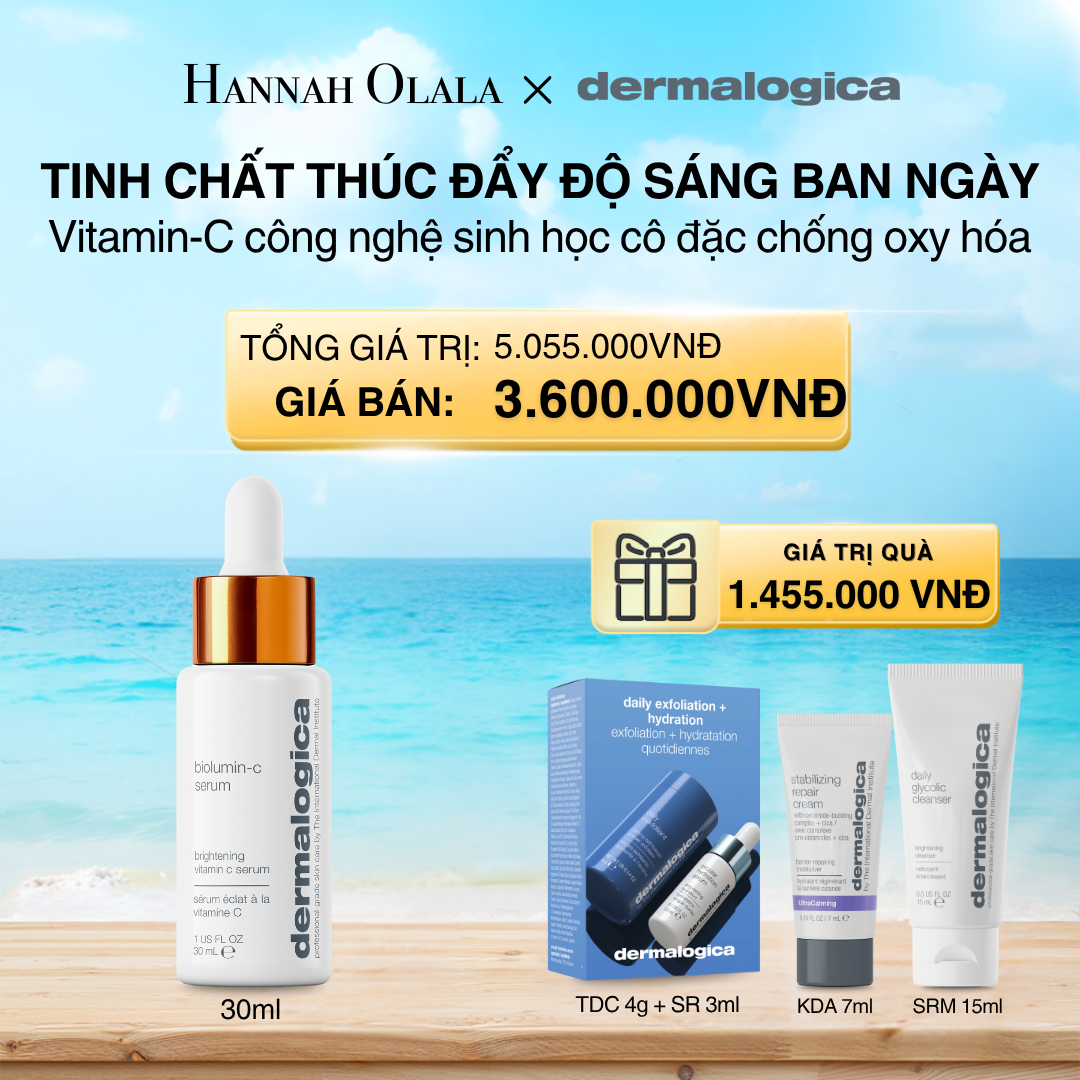  A431_DEAL 4: TINH CHẤT VITAMIN C CÔ ĐẶC DERMALOGICA BIOLUMIN C SERUM 30ML 