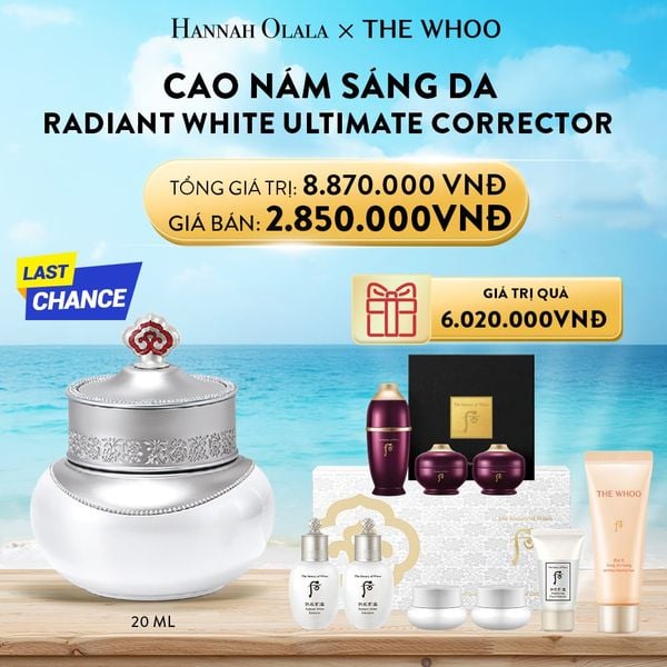  A4_DEAL 04: CAO NÁM SÁNG DA WHOO SEOL RADIANT WHITE ULTIMATE CORRECTOR 20ML 