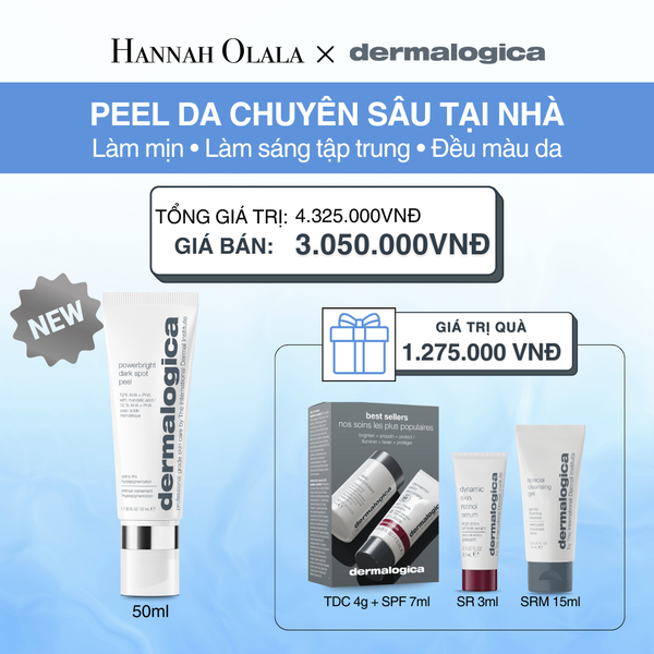  DEAL 5: (MỚI) PEEL CẢI THIỆN BỀ MẶT DA LÀM SÁNG RÕ RỆT CÁC ĐỐM NÂU POWERBRIGHT DARK SPOT PEEL - 50ML 