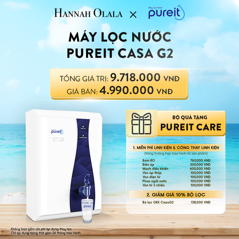  A730_DEAL 6: MÁY LỌC NƯỚC TREO TƯỜNG/ ĐỂ BÀN CASA G2 