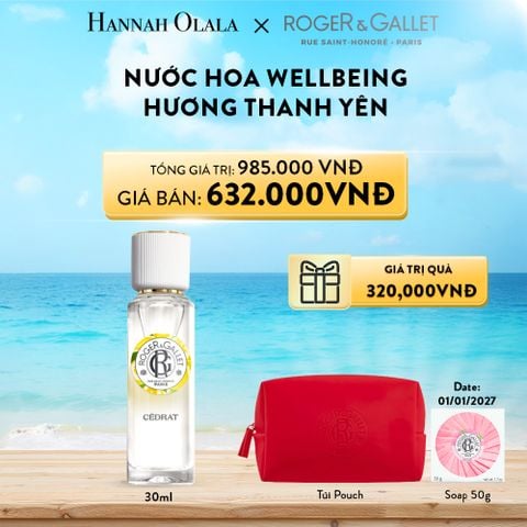  A176_Deal 2: NƯỚC HOA ROGER&GALLET WELLBEING 30ML 