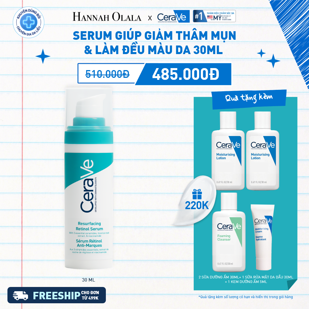  K40_DEAL 40: SERUM GIÚP GIẢM THÂM MỤN RESURFACING RETINOL SERUM 30ML 