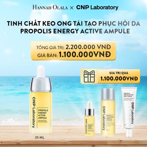  A390_DEAL 27: TINH CHẤT KEO ONG TÁI TẠO PHỤC HỒI DA CNP LABORATORY PROPOLIS ENERGY AMPULE 35ML 