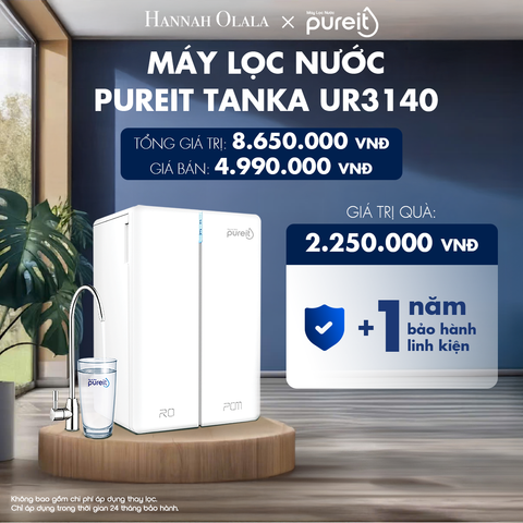  H133_DEAL 7: MÁY LỌC NƯỚC ÂM TỦ BẾP PUREIT TANKA UR3140 