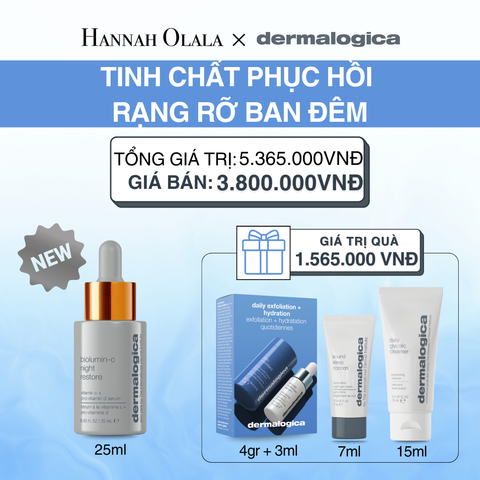 DEAL 8: TINH CHẤT DƯỠNG SÁNG DA & PHỤC HỒI BAN ĐÊM BIOLUMIN C NIGHT RESTORE - 25ML 