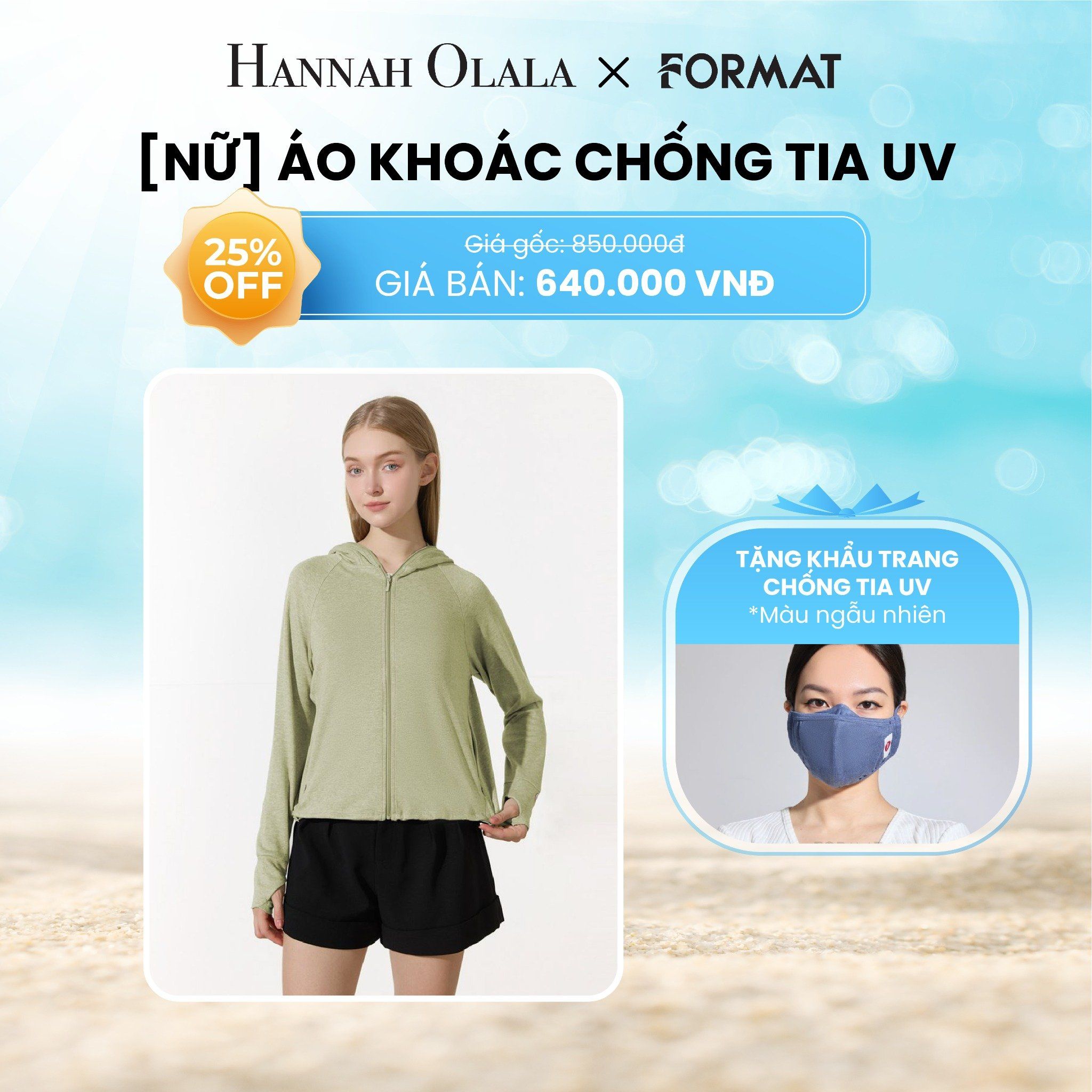  DEAL 8: ÁO KHOÁC CHỐNG TIA UV [NỮ] 