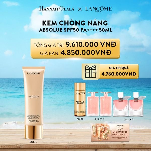  A4_DEAL 34: KEM CHỐNG NẮNG ABSOLUE SPF50 PA++++ 50ML 
