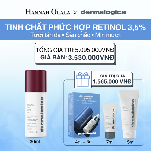  DEAL 9: HUYẾT THANH RETINOL 3,5% DERMALOGICA DYNAMIC SKIN RETINOL SERUM - 30ML 