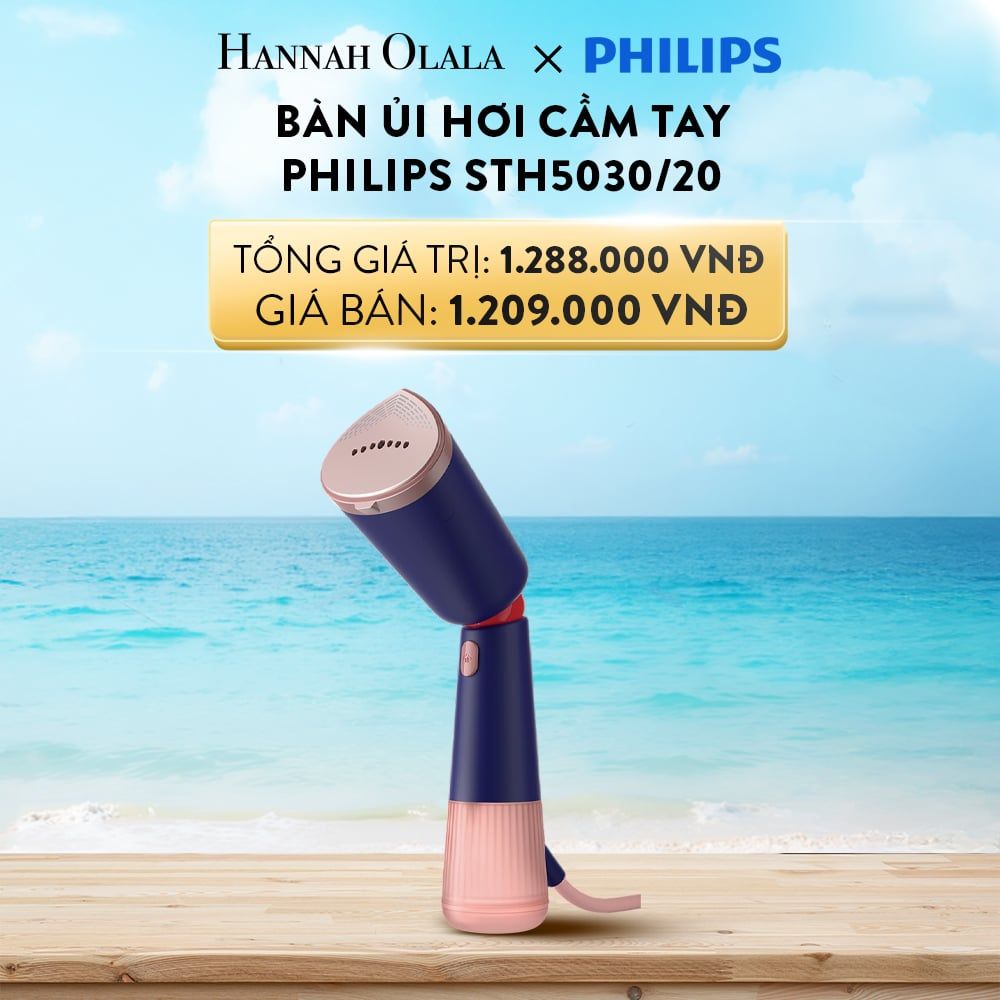  A404_DEAL 8: BÀN ỦI HƠI CẦM TAY PHILIPS STH5030/20 