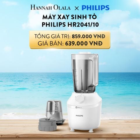  A849_DEAL 10: MÁY XAY SINH TỐ PHILIPS HR2041/10 