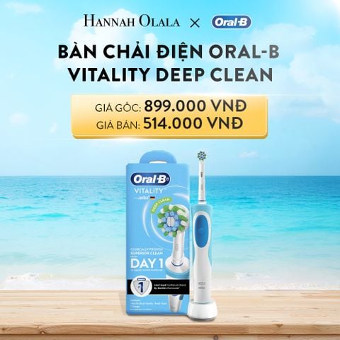  A751_DEAL 1: BÀN CHẢI ĐIỆN ORAL-B VITALITY (DEEP CLEAN/ EVERYDAY CLEAN/ EXTRA SENSITIVE CLEAN) 