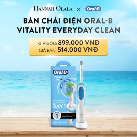  A751_DEAL 1: BÀN CHẢI ĐIỆN ORAL-B VITALITY (DEEP CLEAN/ EVERYDAY CLEAN/ EXTRA SENSITIVE CLEAN) 