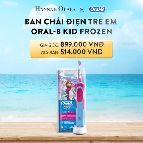  A755_DEAL 3: BÀN CHẢI ĐIỆN TRẺ EM ORAL-B (KID FROZEN/ SPIDERMAN) 
