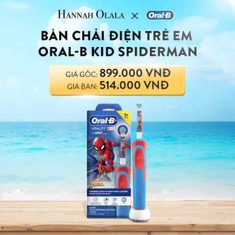  A755_DEAL 3: BÀN CHẢI ĐIỆN TRẺ EM ORAL-B (KID FROZEN/ SPIDERMAN) 