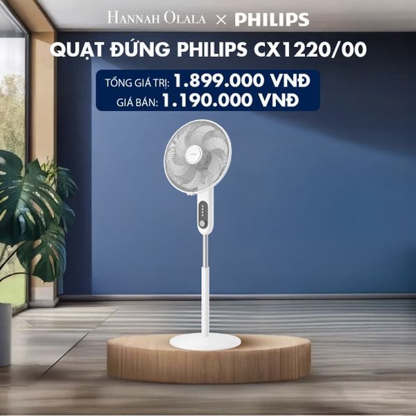  H119_DEAL 2: QUẠT ĐỨNG PHILIPS CX1220/00 