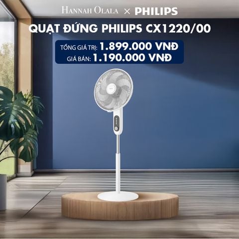  H119_DEAL 2: QUẠT ĐỨNG PHILIPS CX1220/00 