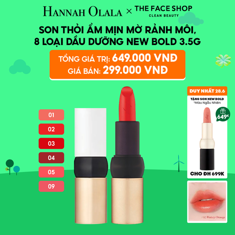  C77_DEAL 10: [DUY NHẤT 28.6] SON THỎI CĂNG BÓNG NEW BOLD 