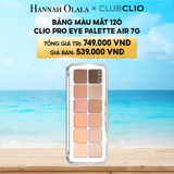  A308_DEAL 10: BẢNG MÀU MẮT 12 Ô CLIO PRO EYE PALETTE AIR 7G 