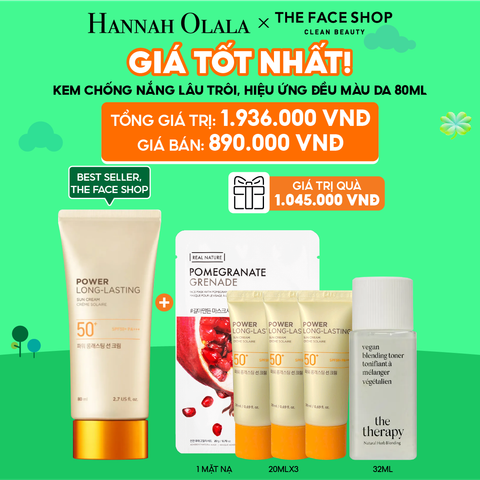  C83_DEAL 11: KEM CHỐNG NẮNG LÂU TRÔI NATURAL SUN ECO POWER LONG-LASTING SPF50+ PA+++ 80ML 