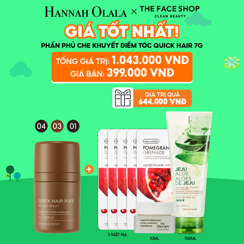  C90_DEAL 5: PHẤN CHE KHUYẾT ĐIỂM TÓC MUA 1 TẶNG 7 