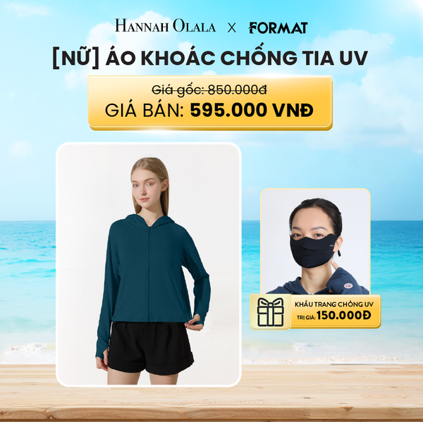  A81_DEAL 7: ÁO KHOÁC CHỐNG TIA UV [NỮ] 