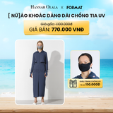  A99_DEAL 8: ÁO KHOÁC DÁNG DÀI CHỐNG TIA UV [NỮ] 
