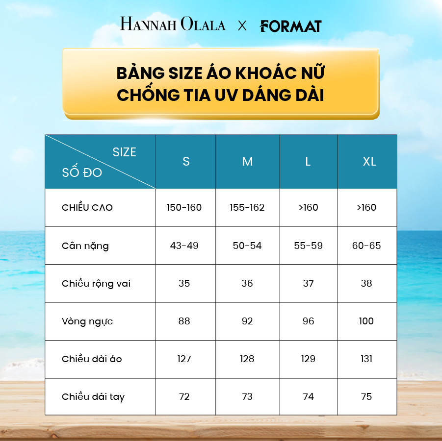  A99_DEAL 8: ÁO KHOÁC DÁNG DÀI CHỐNG TIA UV [NỮ] 