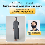  A99_DEAL 8: ÁO KHOÁC DÁNG DÀI CHỐNG TIA UV [NỮ] 