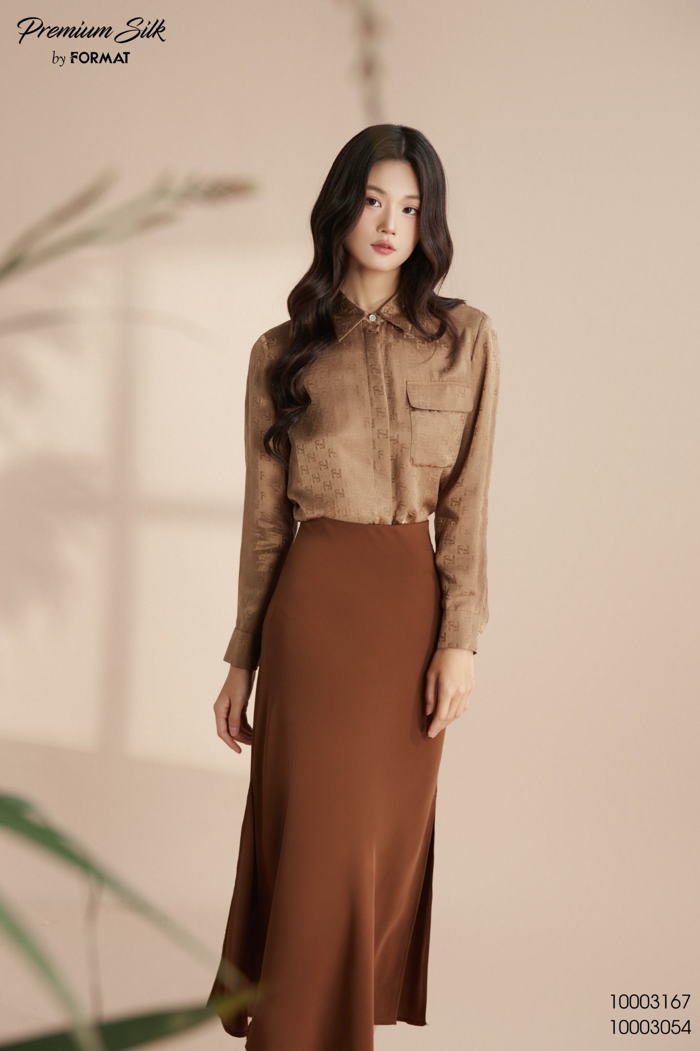  M44_DEAL 9: ÁO SƠ MI HỌA TIẾT IN CHÌM PREMIUM SILK 
