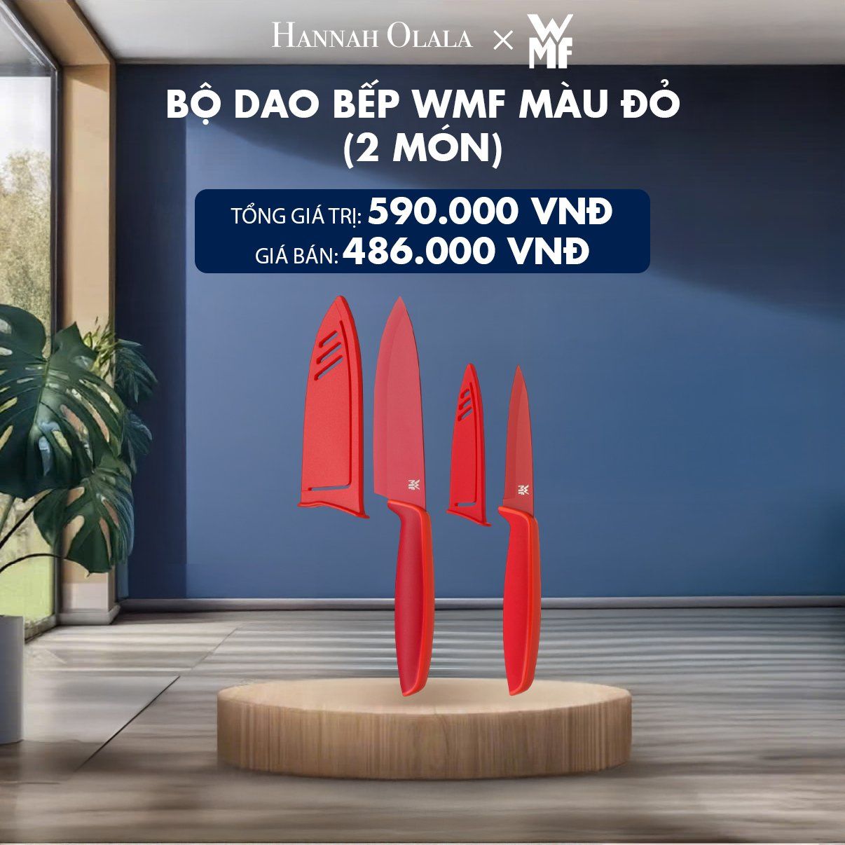  H165_DEAL 5: BỘ DAO BẾP WMF (2 MÓN) 
