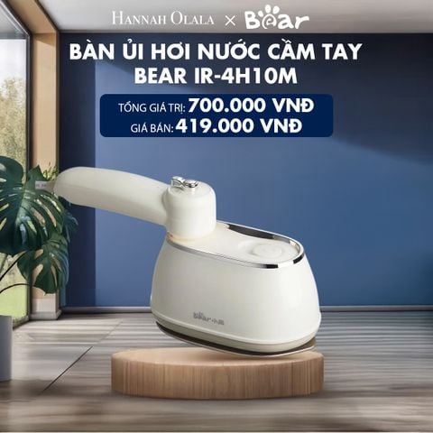  H7_DEAL 11: BÀN ỦI HƠI NƯỚC CẦM TAY BEAR IR-4H10M 