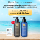  A780_DEAL 2: COMBO 2 GEL / SỮA TẮM DƯỠNG THỂ HARNN GIÚP LÀM SẠCH VÀ NUÔI DƯỠNG LÀN DA 250ML - BODY WASH 