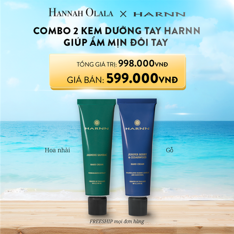  A773_DEAL 1: COMBO 2 KEM DƯỠNG TAY HARNN GIÚP ẨM MỊN ĐÔI TAY MỘT CÁCH TỨC THÌ 50G 