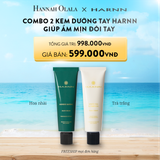  A773_DEAL 1: COMBO 2 KEM DƯỠNG TAY HARNN GIÚP ẨM MỊN ĐÔI TAY MỘT CÁCH TỨC THÌ 50G 