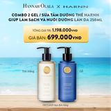  A780_DEAL 2: COMBO 2 GEL / SỮA TẮM DƯỠNG THỂ HARNN GIÚP LÀM SẠCH VÀ NUÔI DƯỠNG LÀN DA 250ML - BODY WASH 