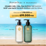  A780_DEAL 2: COMBO 2 GEL / SỮA TẮM DƯỠNG THỂ HARNN GIÚP LÀM SẠCH VÀ NUÔI DƯỠNG LÀN DA 250ML - BODY WASH 
