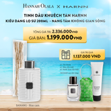  A789_DEAL 5: TINH DẦU KHUẾCH TÁN HARNN VỚI KIỂU DÁNG LỌ SỨ 200ML - NÂNG TẦM KHÔNG GIAN SỐNG 