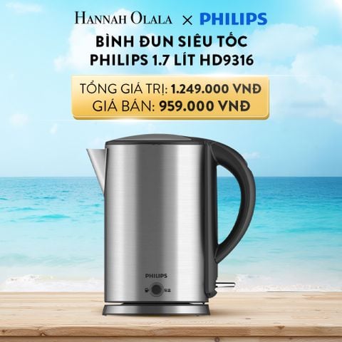  A400_DEAL 4: BÌNH ĐUN SIÊU TỐC PHILIPS 1.7 LÍT HD9316 