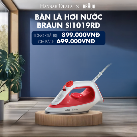  H26_DEAL 3: BÀN LÀ HƠI NƯỚC BRAUN SI1019RD 