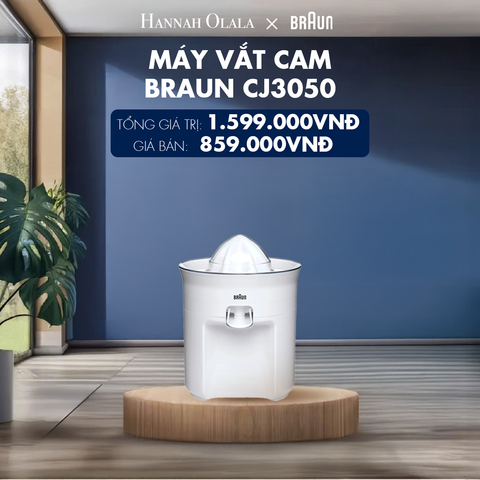  H28_DEAL 5: MÁY VẮT CAM BRAUN CJ3050 