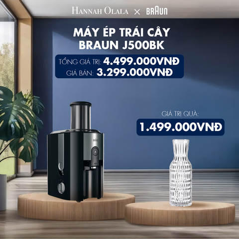 H22_DEAL 10: MÁY ÉP TRÁI CÂY BRAUN J500BK 