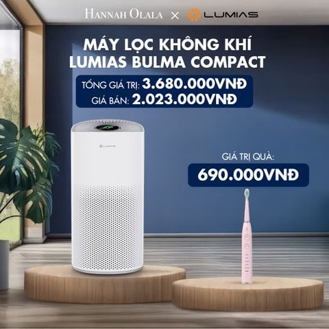  H102_DEAL 9: MÁY LỌC KHÔNG KHÍ LUMIAS BULMA COMPACT 
