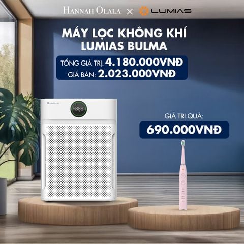  H100_DEAL 7: MÁY LỌC KHÔNG KHÍ LUMIAS BULMA 