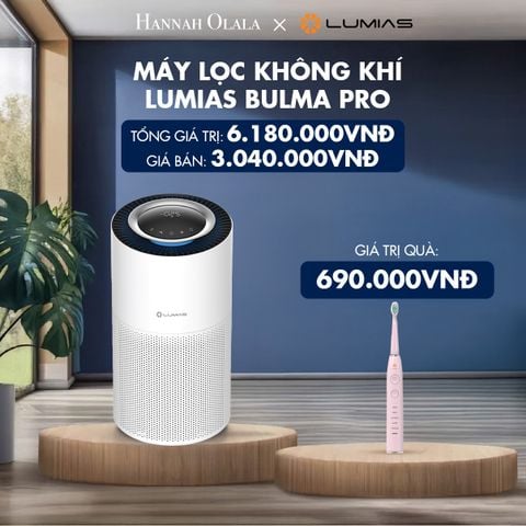  H101_DEAL 8: MÁY LỌC KHÔNG KHÍ LUMIAS BULMA PRO 