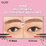  C40_DEAL 4: [DUY NHẤT 28.6] BÚT KẺ VIỀN MẮT CHỐNG TRÔI CLIO SUPERPROOF BRUSH LINER 0.55ML 