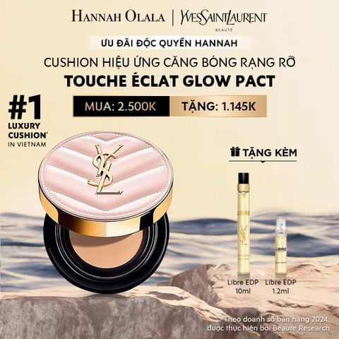  A704_DEAL 2: CUSHION HIỆU ỨNG CĂNG BÓNG YSL TOUCHE ÉCLAT GLOW PACT 