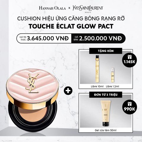  C5_DEAL 2: CUSHION HIỆU ỨNG CĂNG BÓNG YSL TOUCHE ÉCLAT GLOW PACT 