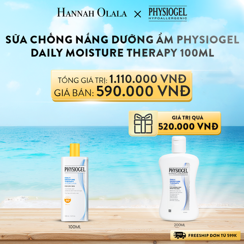  A805_DEAL 5: SỮA CHỐNG NẮNG DƯỠNG ẨM PHYSIOGEL DAILY MOISTURE THERAPY 100ml 