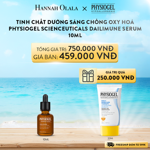  A807_DEAL 7: TINH CHẤT DƯỠNG TRẮNG CHỐNG OXY HOÁ PHYSIOGEL SCIENCEUTICALS DAILIMUNE 10ml 